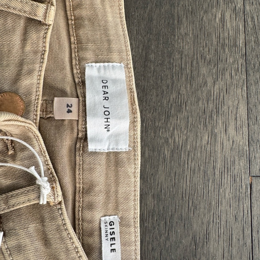 Dear John Men's Beige Skinny Jeans